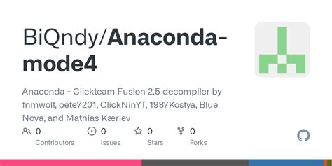 anaconda clickteam.